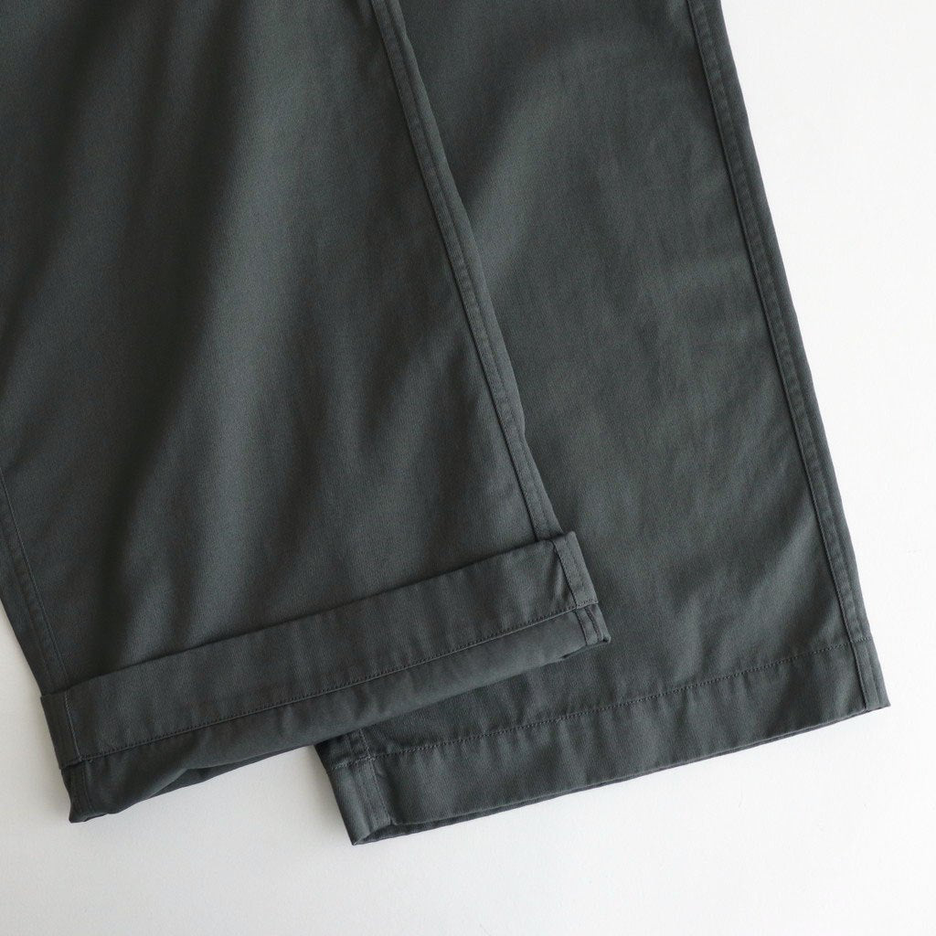 Chino Wide Straight Field Pants #Asphalt Gray [N25SC093]