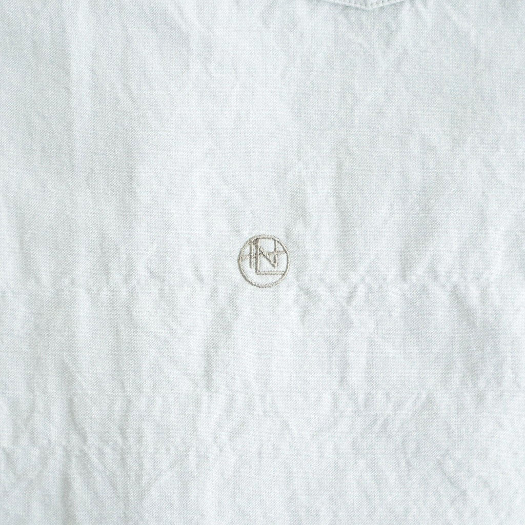 Regular Collar Wind S/S Shirt #Gray [S26SG088]