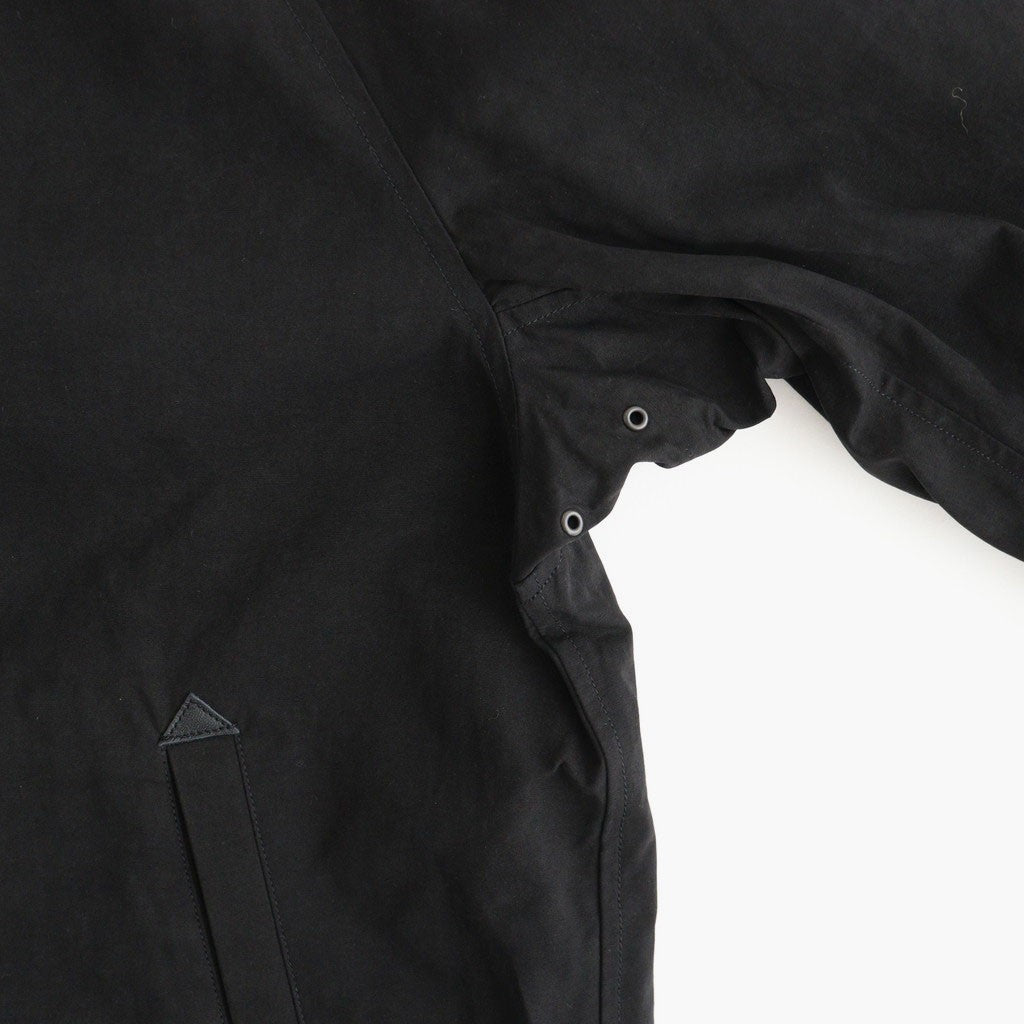 WAXED CLOTH FIELD COACH JACKET #INK BLACK [PMAW-OT04]