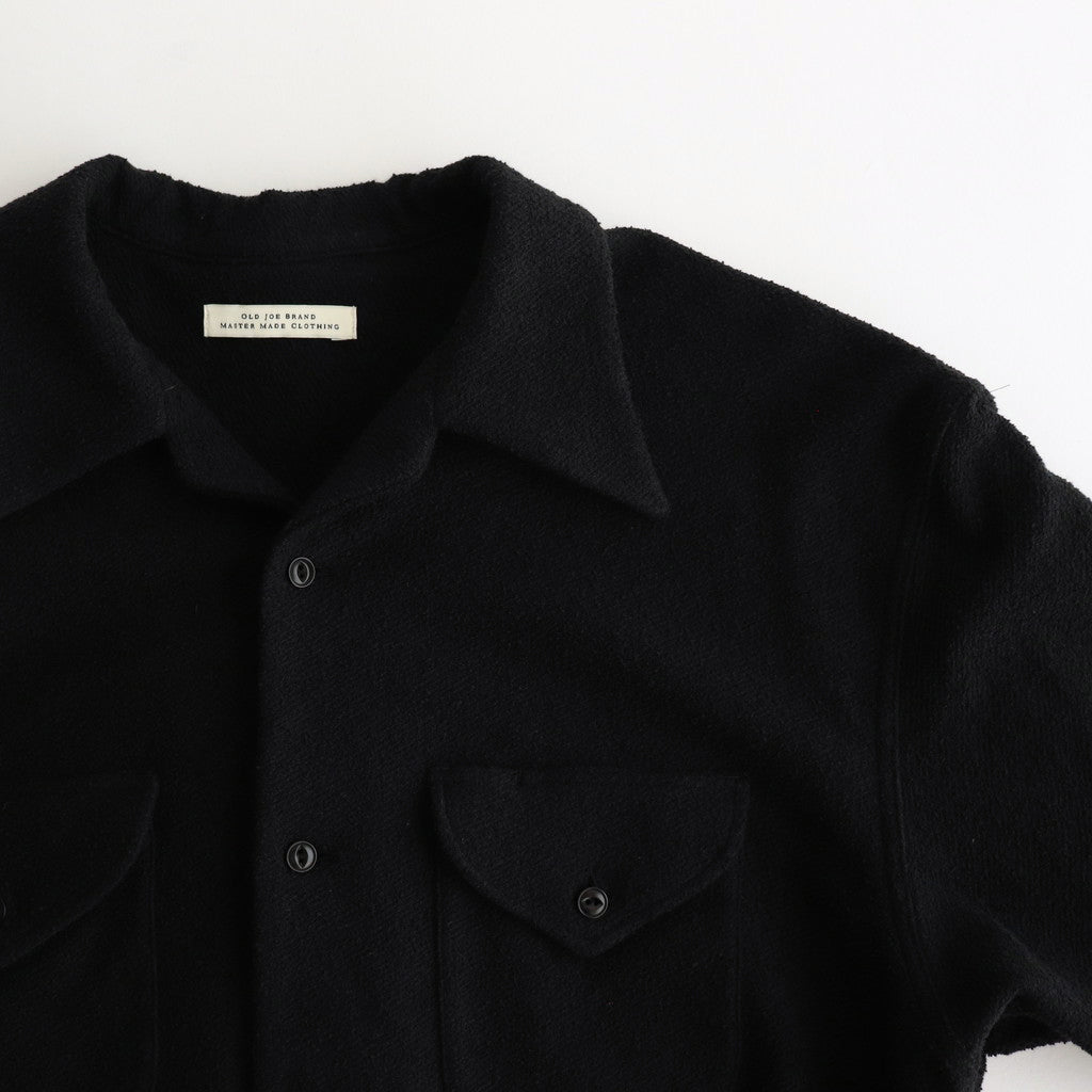 SWALLOW COLLAR SPORTS SHIRTS #ONYX BLACK [242OJ-SH02]