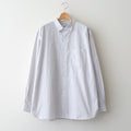 Regular Collar Stripe Wind Shirt #Gray [S26SG086]