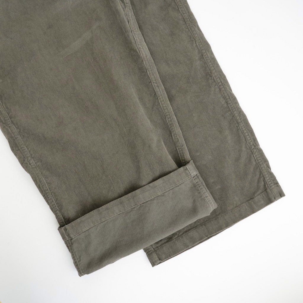 Corduroy Wide Straight Field Pants #Olive [N26FC052]