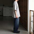 ALE-Y 88/12 Print Tee WIDE #HeatherGrey×Fade/Grey-PT [bROOTS25S36S26A]
