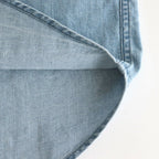 Regular Collar Light Denim Shirt #Indigo Bleach [S25SG087]