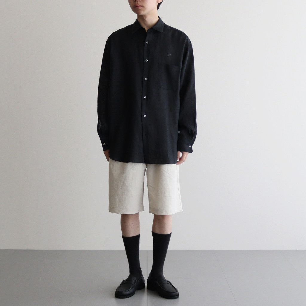 ALPHADRY Double Pleats Shorts #Dry Sand [S25SD052]