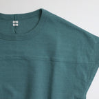 Co/Silk Nep Hem-Rib Football Sleeveless #DustTurquoise [BHSW25S3]