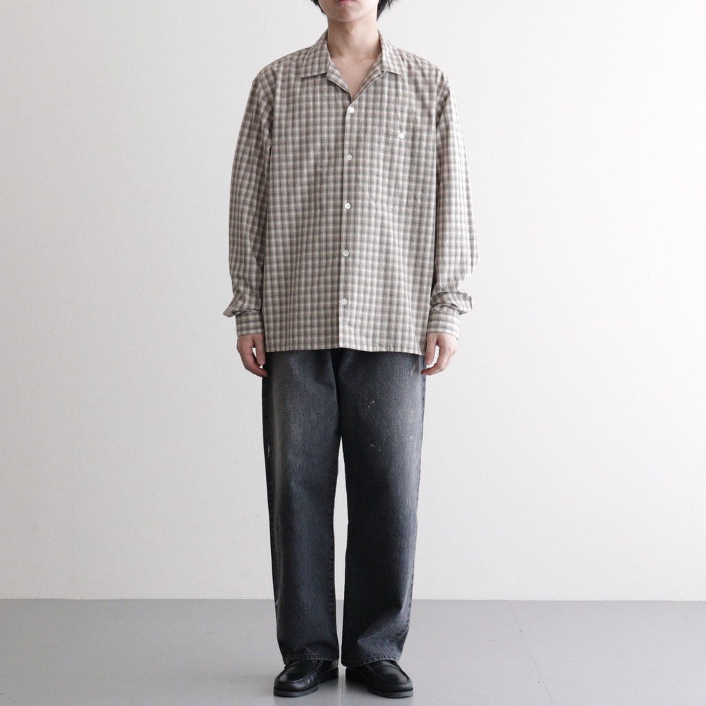 SELVEDGE DENIM 5POCKET PANTS #BLACK [DNS26P03]