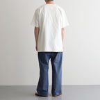 TUBE TEE (Henry-Neck) #RAW WHITE [251OJ-CT05]