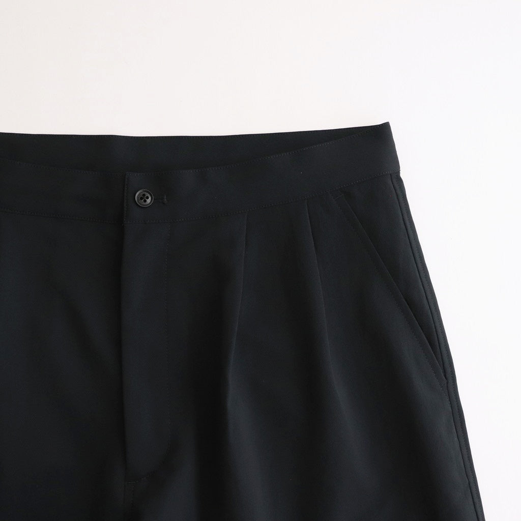 ALPHADRY Double Pleats Shorts #Black [S25SD052]