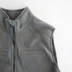 LEVEL3 Fleece Vest #FoliageGrey [bROOTS24F13F25]