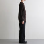 Yak Washi V-neck #Brown×Navy [NEP-AW2518UNI]