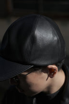 STEERHIDE CURVED VISOR CAP - LAPHROIG (EXCLUSIVE) #BLACK [X01009]