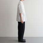 ORGANIC COTTON WASHER SATIN OPEN/C SH #WHITE [16551 50343]