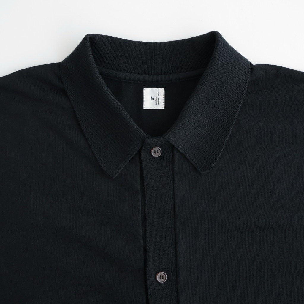 Classic Collared Cardigan #Black [bROOTS26F13]