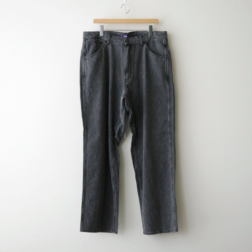 Linen Cotton Denim Field Pants #Gray [N26FC029]