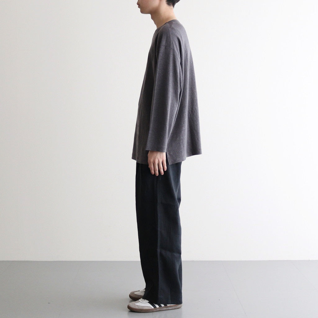 NORMANDY LINEN BASQUE SHIRT #GRAY [BN-25SM-065]