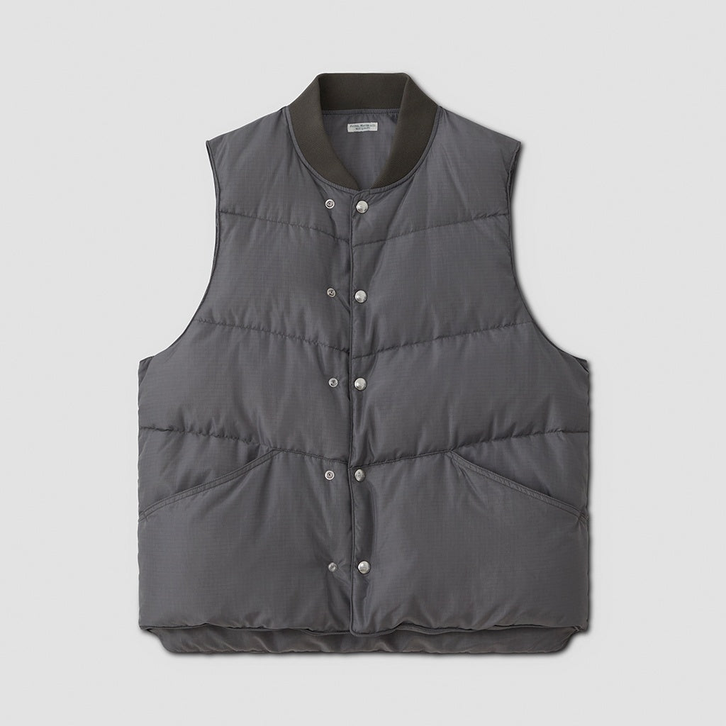 MOUNTAINEER DOWN VEST #D.GRAY [PMAU-VT01]