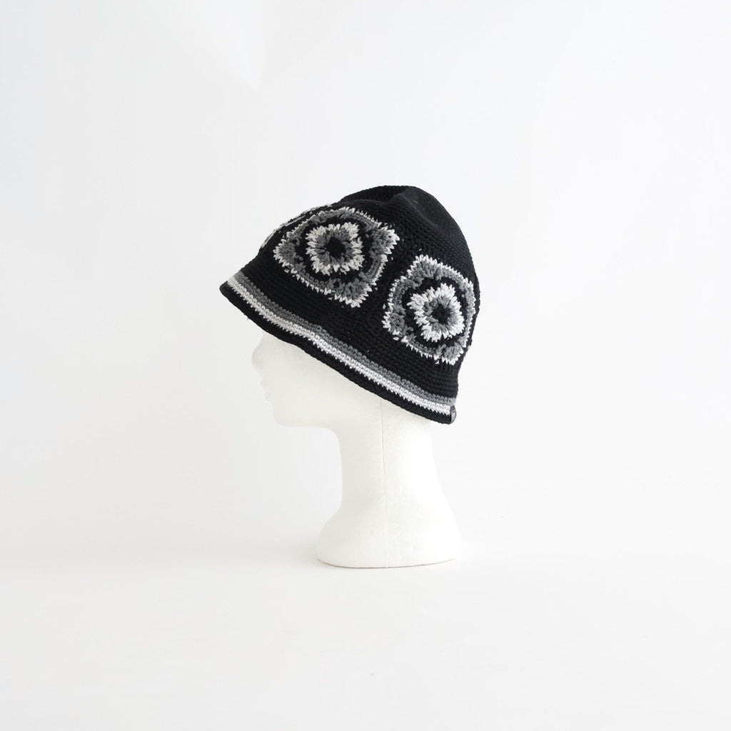 CROCHET HAT - SUNBIRD #BLACK [X01001]