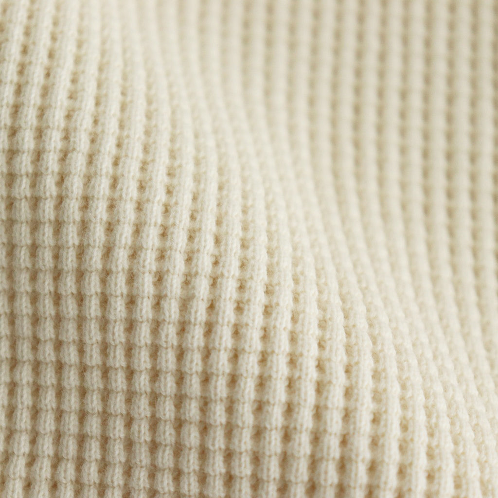 HEAVY WAFFLE TOP #IVORY [PMAS-CL03]