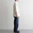 Co/Silk Nep Skipper Cropped Sleeve #Ivory [BHS26S029]