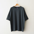 Garment Dyed Jacquard Field Tee #Asphalt Gray [N26SH039]