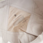 LINEN HERRINGBONE PEAKED CAP #OATMEAL [261OJ-HT02]