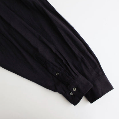 ORGANIC COTTON / TENCEL BRUSHED TWILL SH #NAVY [16542 50368]