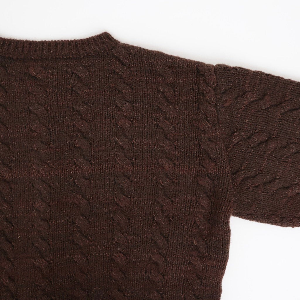 CABLE PATTERN GRANDPA CARDY #PORT [262OJ-KN01]