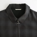 PLEATED-POCKET RICKY JACKET #PEWTER PLAID [261OJ-JK07]