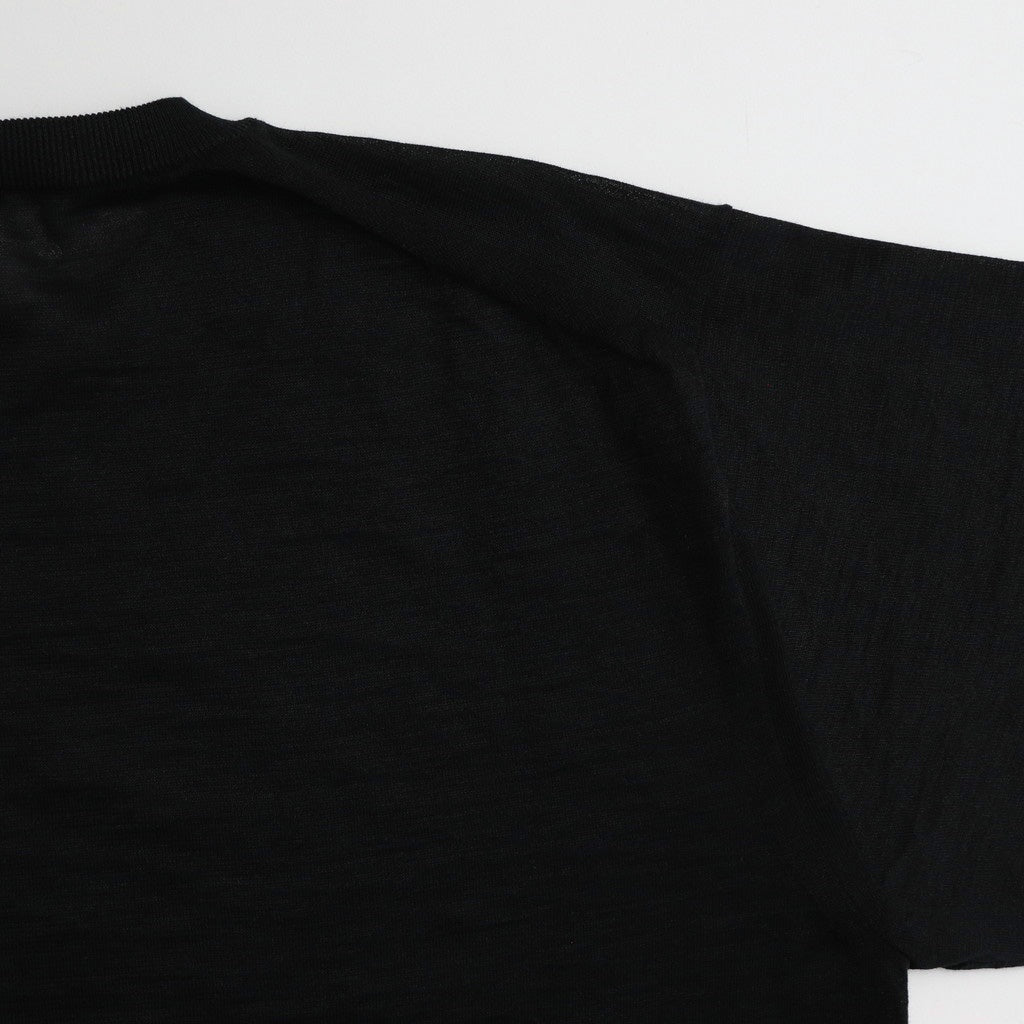 CHOMA CREW NECK #BLACK [BN-25SM-058]