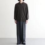 SINGLE PLEAT WIDE TROUSERS #GRAY [M26C20PT01C]