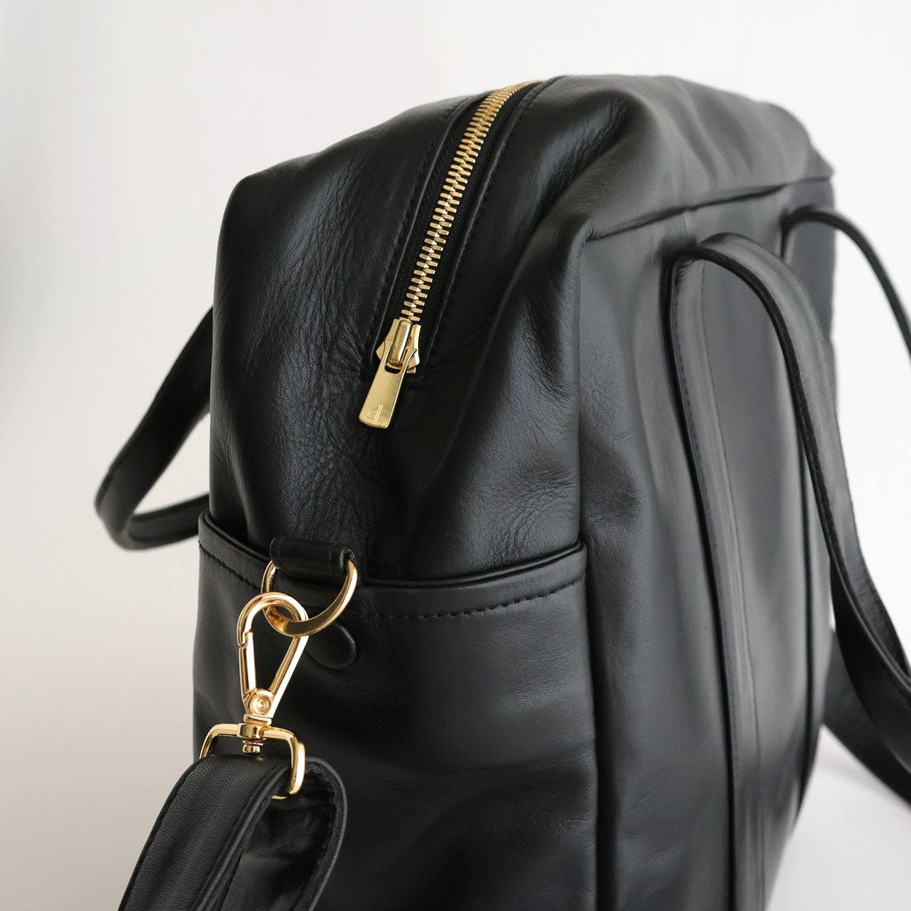 FLIGHT BAG M #BLACK [BG-49-C-COW-5]