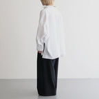 BOURRIENNE COTTON TYPEWRITER PONCHO SH / MA #WHITE [16851 50112]