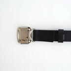 SLIDE BUCKLE BELT #BLACK [AC-16-C-CALF-5]
