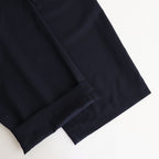 TRIPLE PLEATED EASY TROUSERS #NAVY [A25B03PT01C]