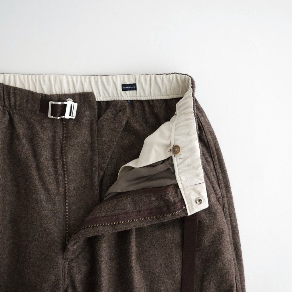 Wool Nylon Melton Pants #Brown [S26FC053]