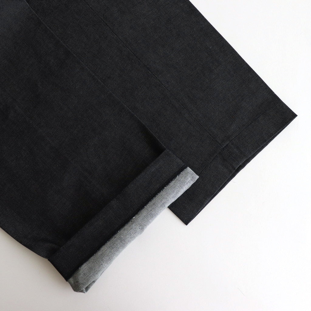 SOLIS COTTON TROUSERS - RIGID DENIM #INDIGO [HV501001]