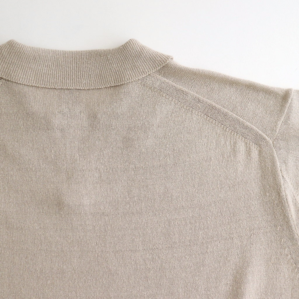 SILK POLO SKIPPER #IVORY [BN-25SM-037]