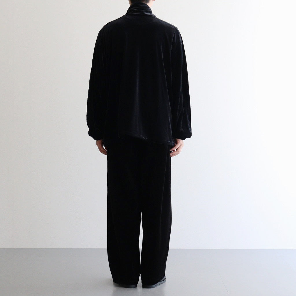 TRACK JACKET VELOURS #BLACK [DNA25B03-B]