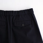 TRIPLE PLEATED WIDE TROUSERS #NAVY [A26A93PT03C]