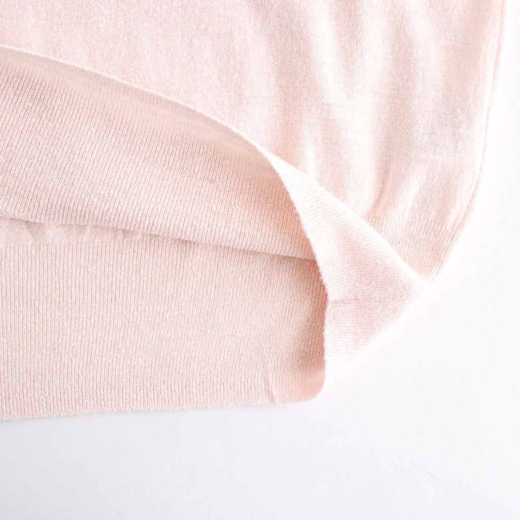 REVIVAL SOFT SILK CREW NECK #PINK [BN-26SL-033]
