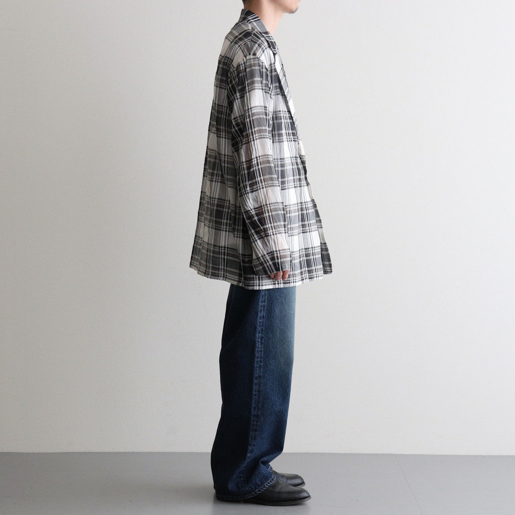 Summer Weight Over Jacket #Check [NEP-SS2641]