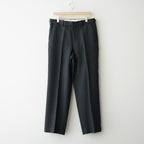 REGULAR FIT STRAIGHT TROUSERS #GRAY BIRD’S-EYE [M26C10PT03C]