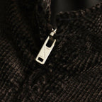 PRINTED CORDS MOTORING JACKET #SMOKE BROWN [242OJ-JK08]