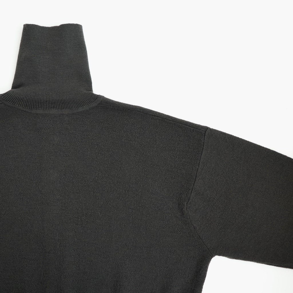 Big Collar Knit Cardigan #DARK GRAY [NEP-AW2621]