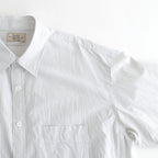 Cottton Silk Check Standard Shirt #White Check [NEP-SS2645]
