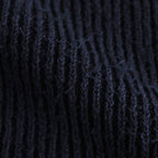 Cotton Snarl Yarn Knit Vest #NAVY [NEP-SS2533W]