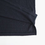 NORMANDY LINEN BASQUE SHIRT #NAVY [BN-26SM-072]