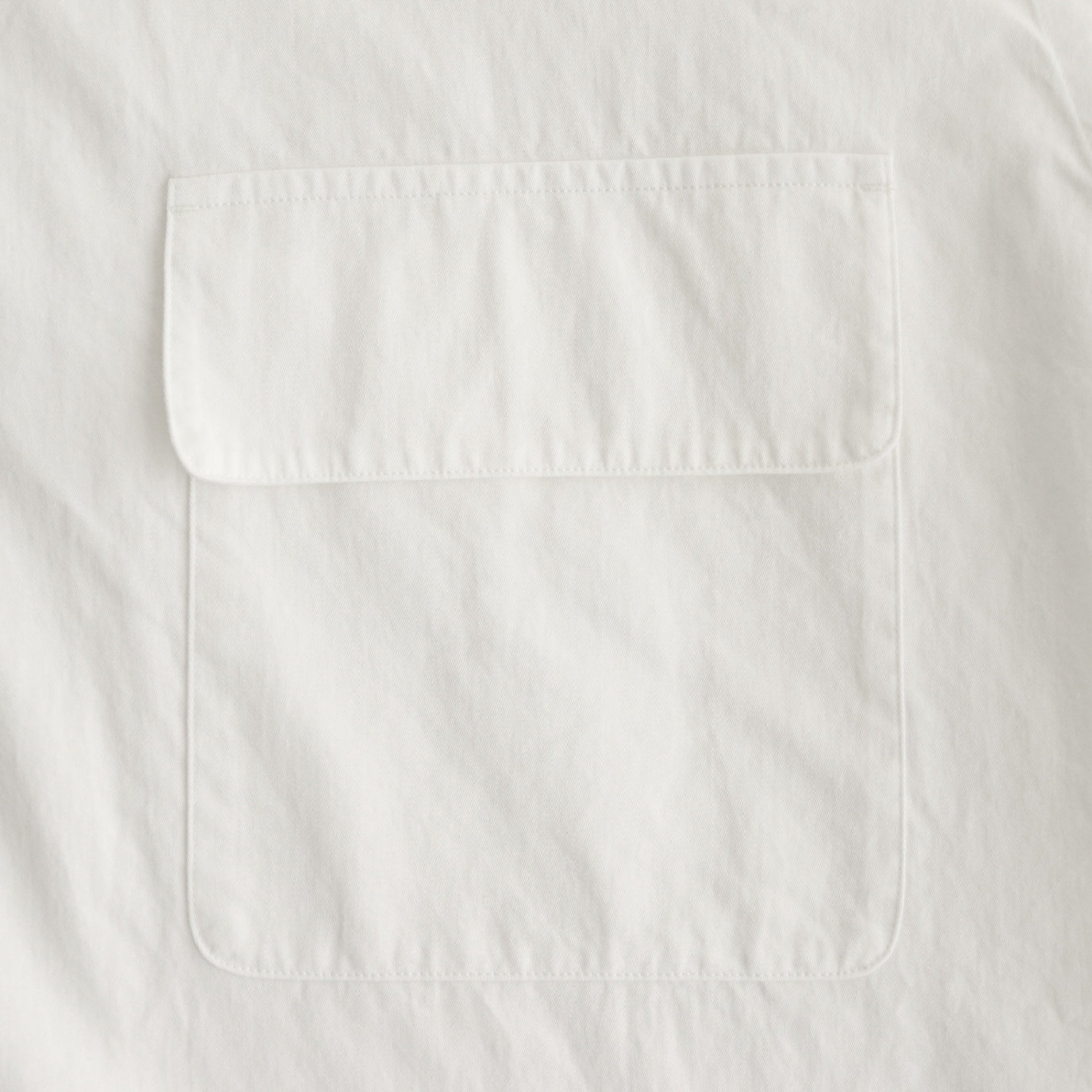 ORGANIC COTTON WASHER SATIN OPEN/C SH #WHITE [16551 50343]