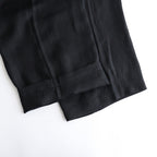 WIDE CYLINDER FIT EASY PANTS #BLACK [M26B01PT01C]